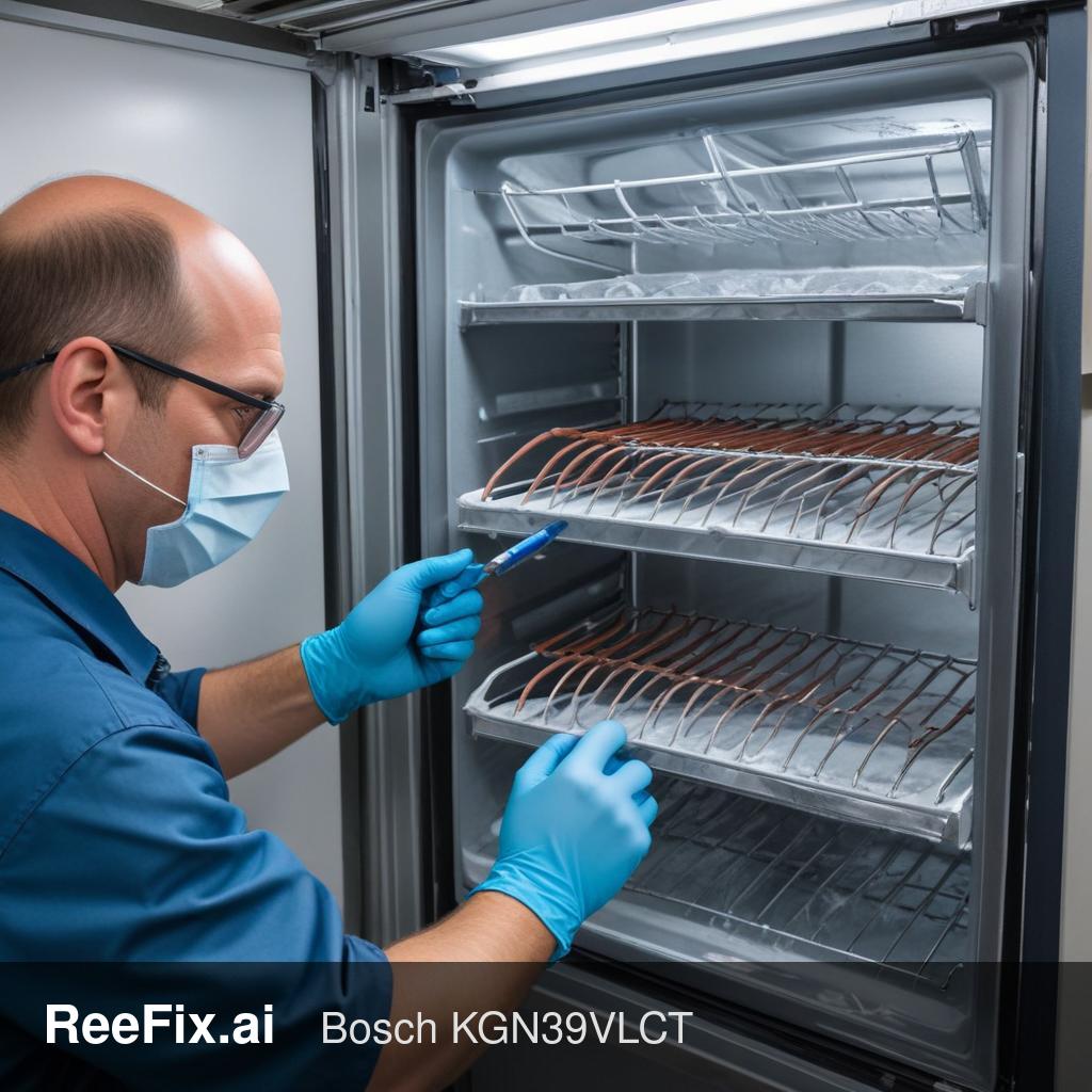 Diagnostic image: Geladeira Bosch KGN39VLCT não resfria o suficiente: Diagnóstico e Solução