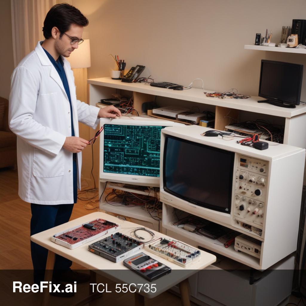 Diagnostic image: TCL 55C735 Remote Not Pairing: Diagnosis and Solution