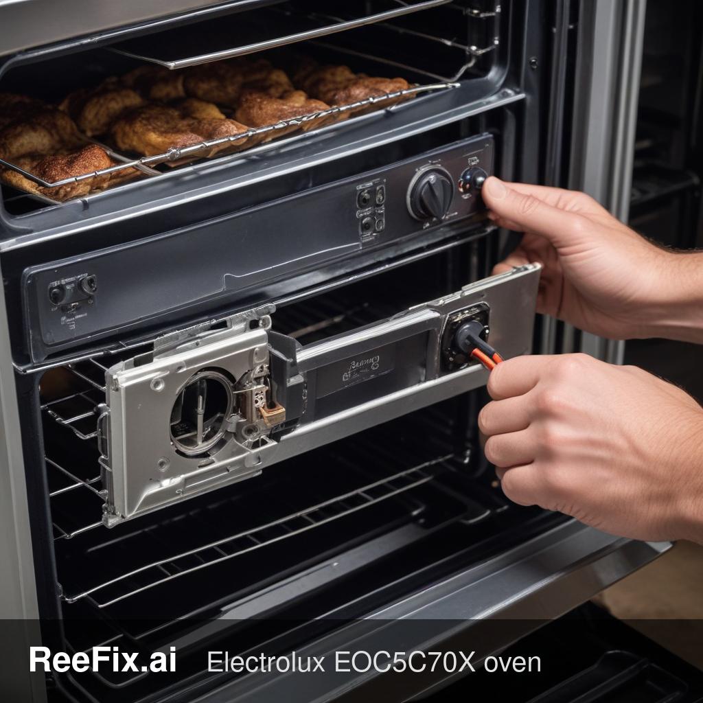 Diagnostic image: Electrolux EOC5C70X Oven Fan Not Working - Diagnosis Guide