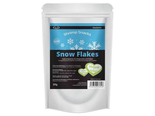 Shrimp Snacks Snow Flakes, Mangold-Spinat