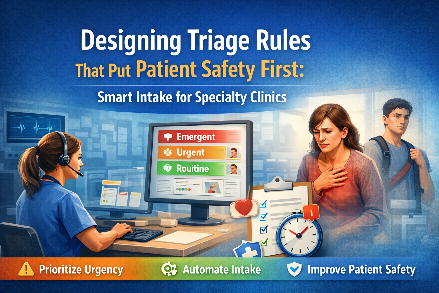 Designing Triage Rules That Put Patient Safety First: Smart Intake for Specialty Clinics