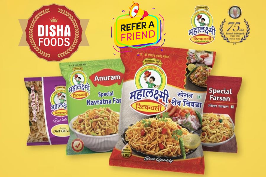 DISHA FOODS -  Mahalaxmi Special Shev Chivada Ritkawali Combo Pack