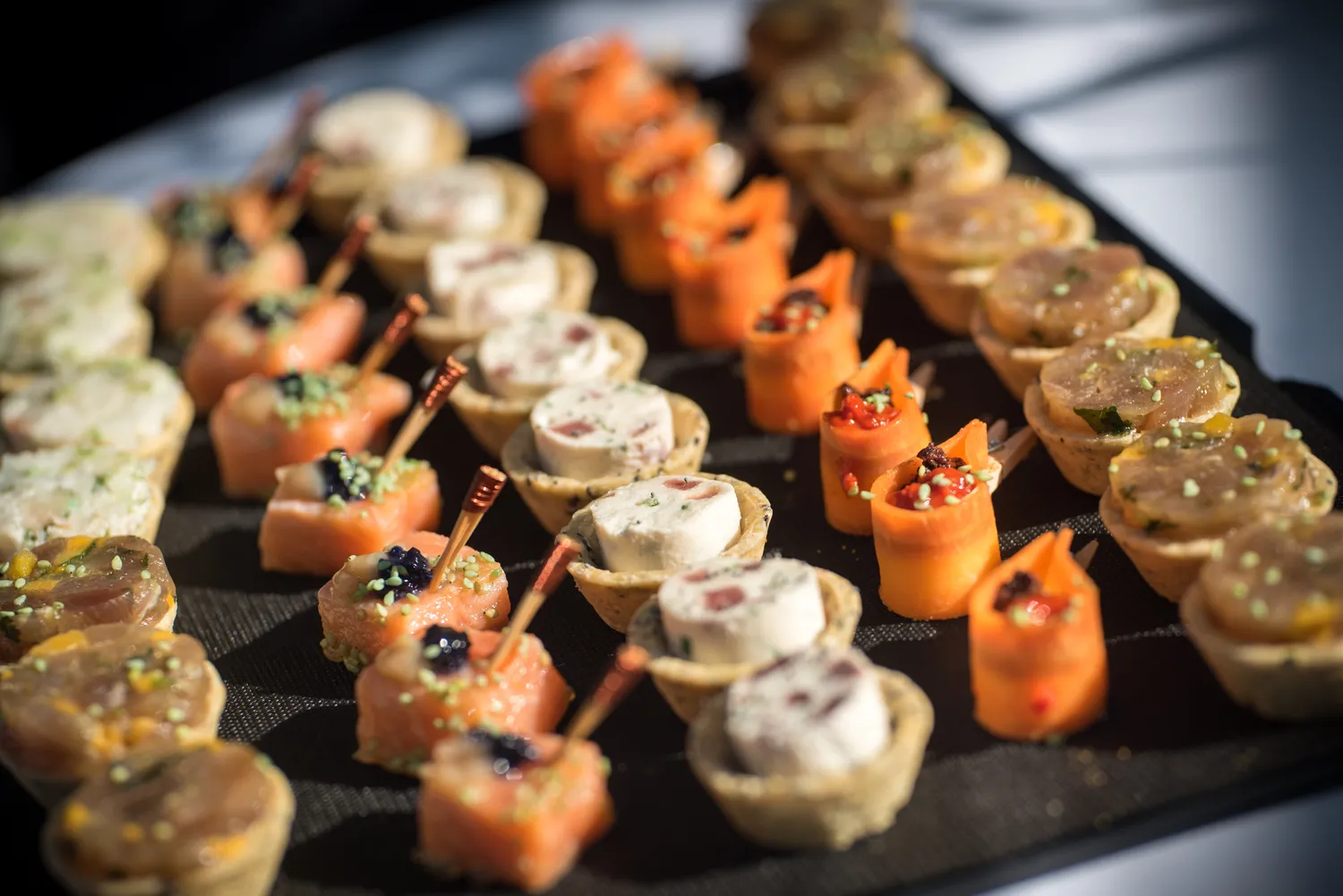 Photo d'un plateau d'apéritifs