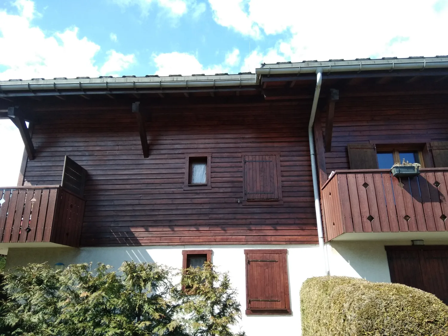 Rénovation chalet bois