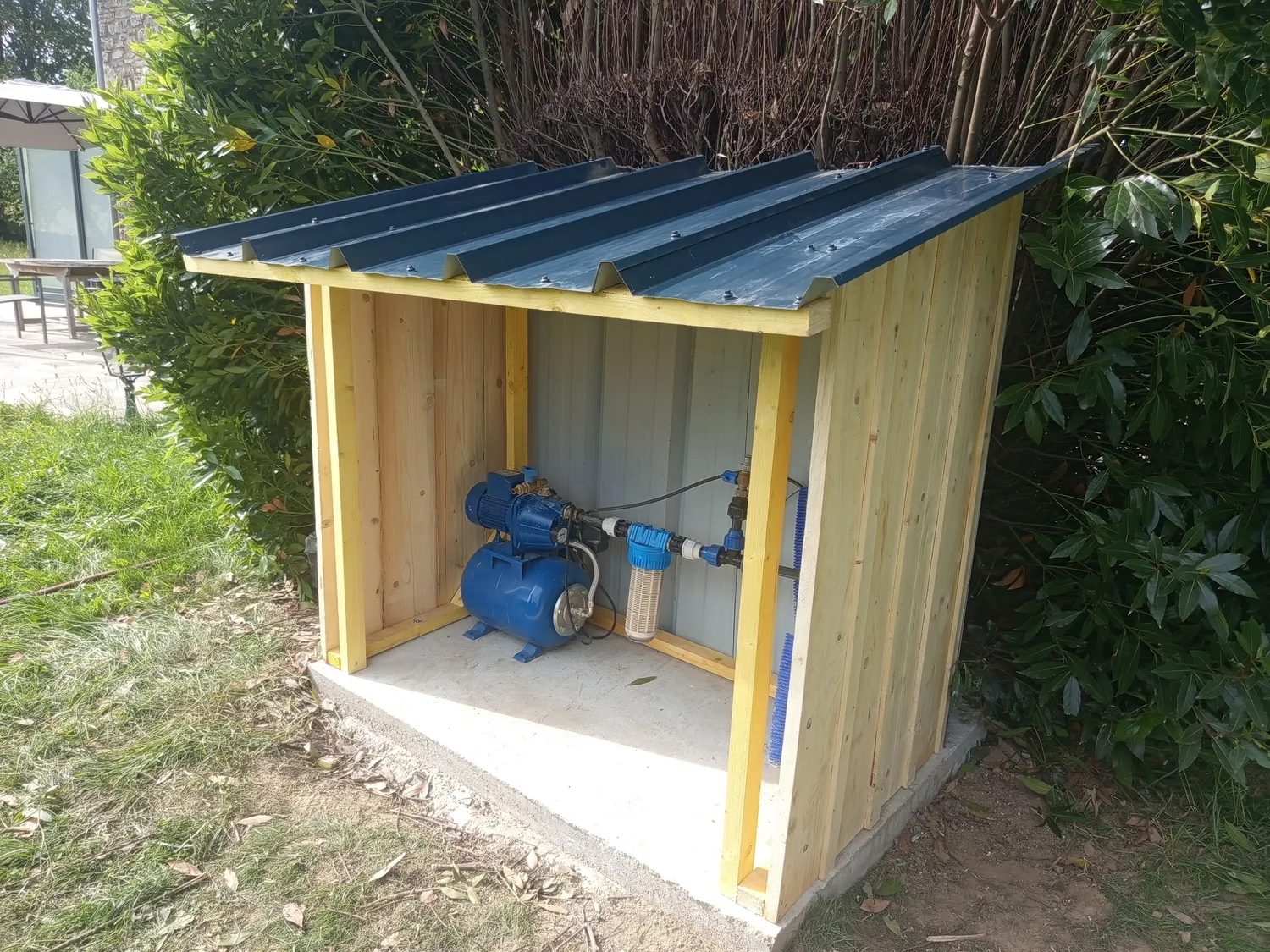 Installation d'un système de récupération des eaux pluviales