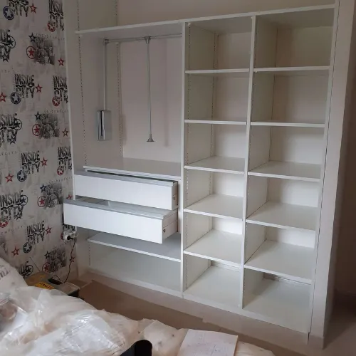 Rangement dressing bois