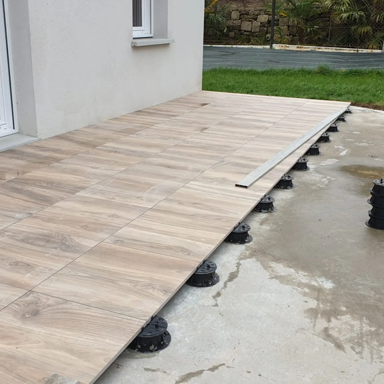 Terrasse sur plot