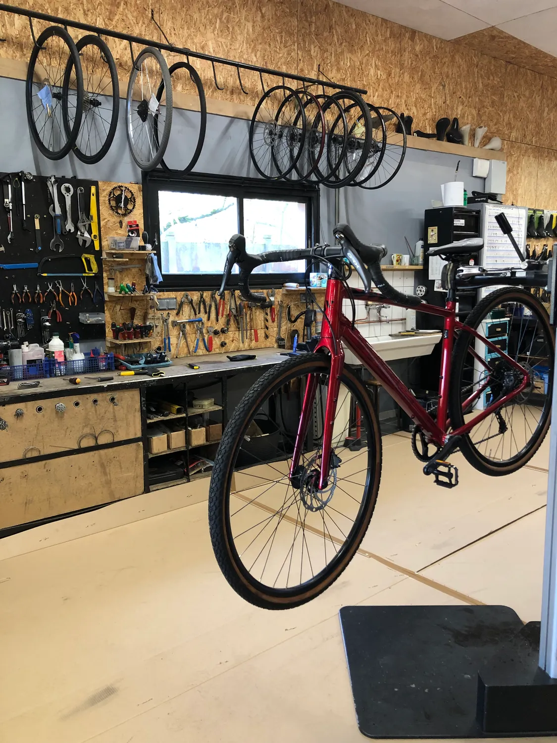 Réparation roue vélo