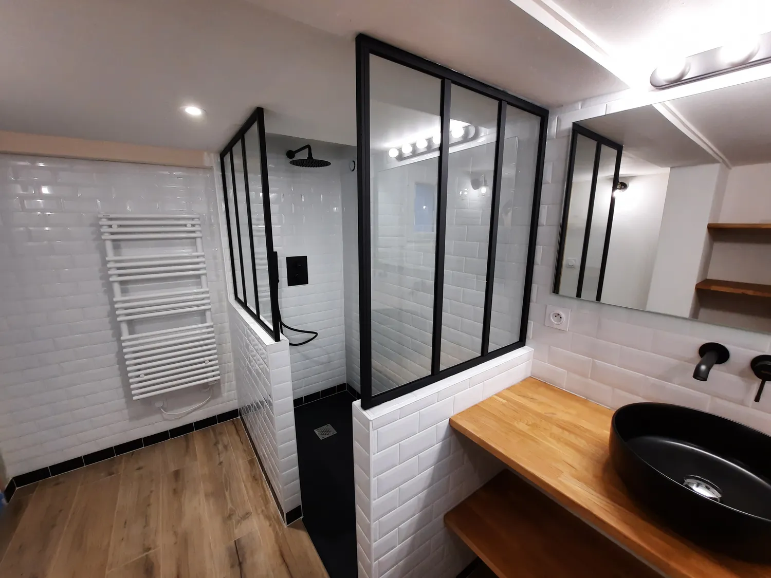 Salle de bains carrelage