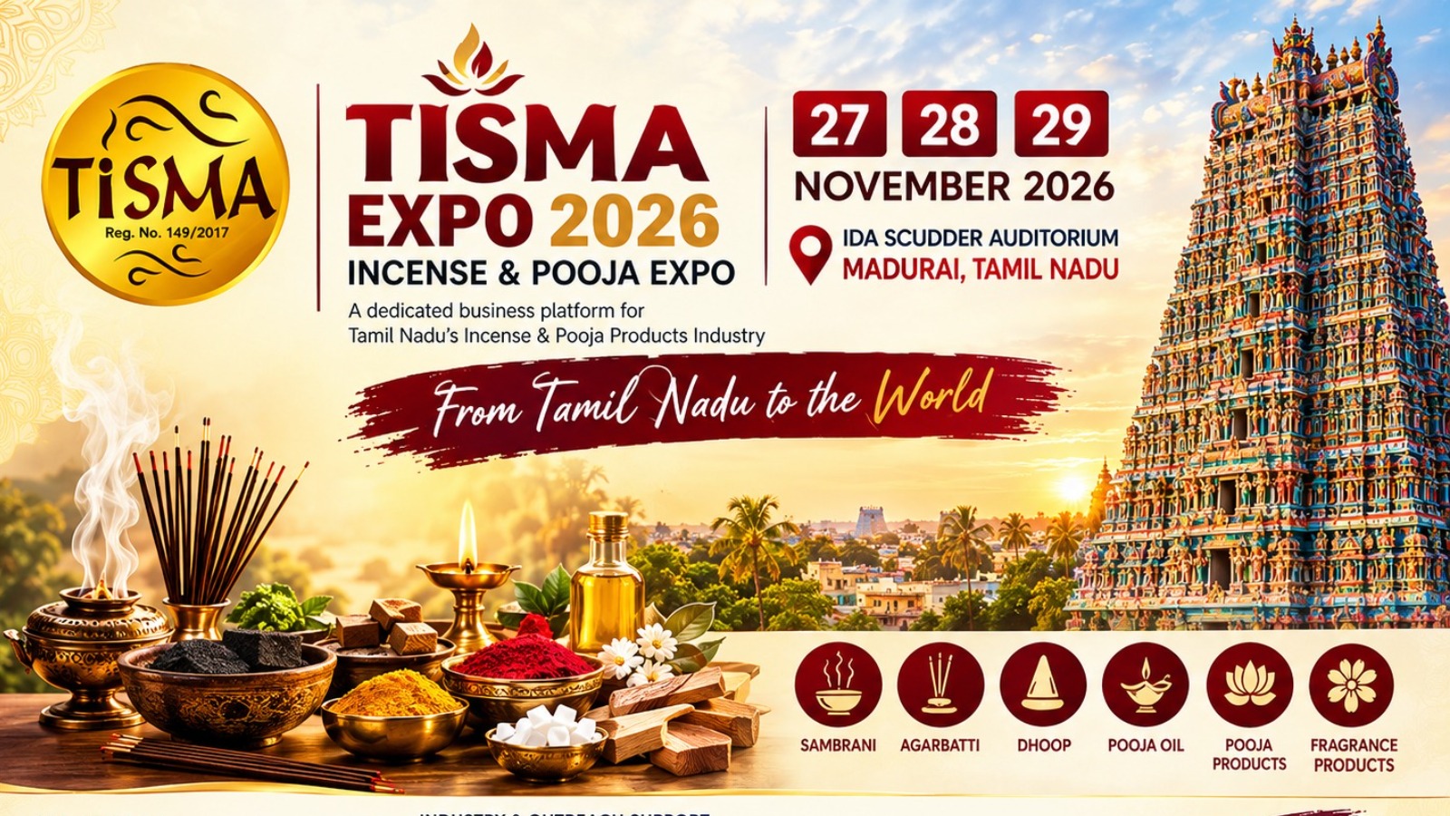 TISMA EXPO 2026 – REGISTRATION NOW OPEN! — event poster