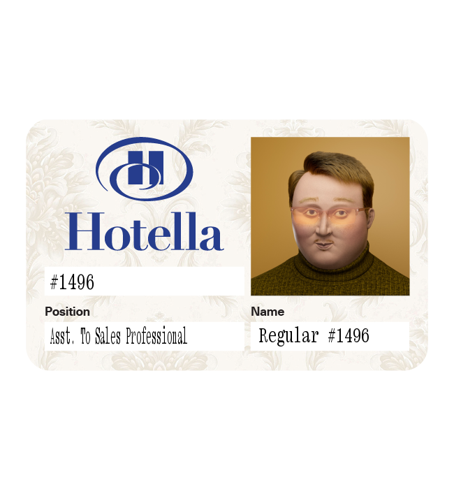 31.5 Ⓡ / week, Hotella