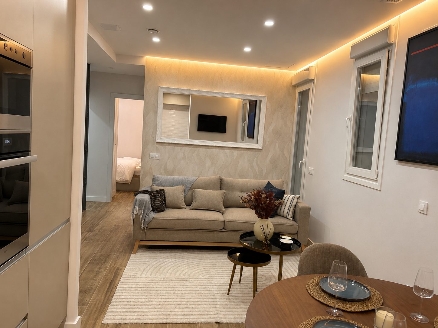 Piso reformado con patio privado en el corazón de Trafalgar (Chamberí, Madrid)