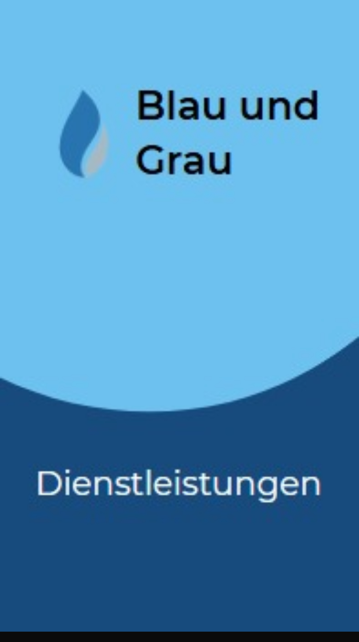 Blau und Grau