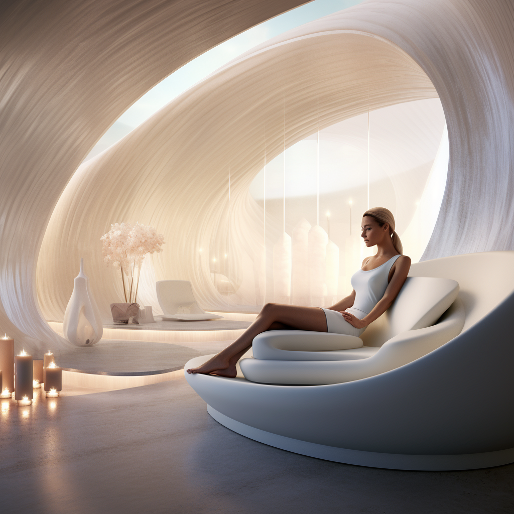 Luxury spa interior