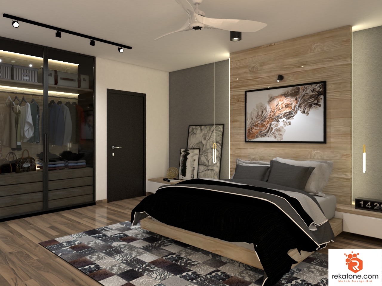 Master Bedroom by https://www.rekatone.com/index