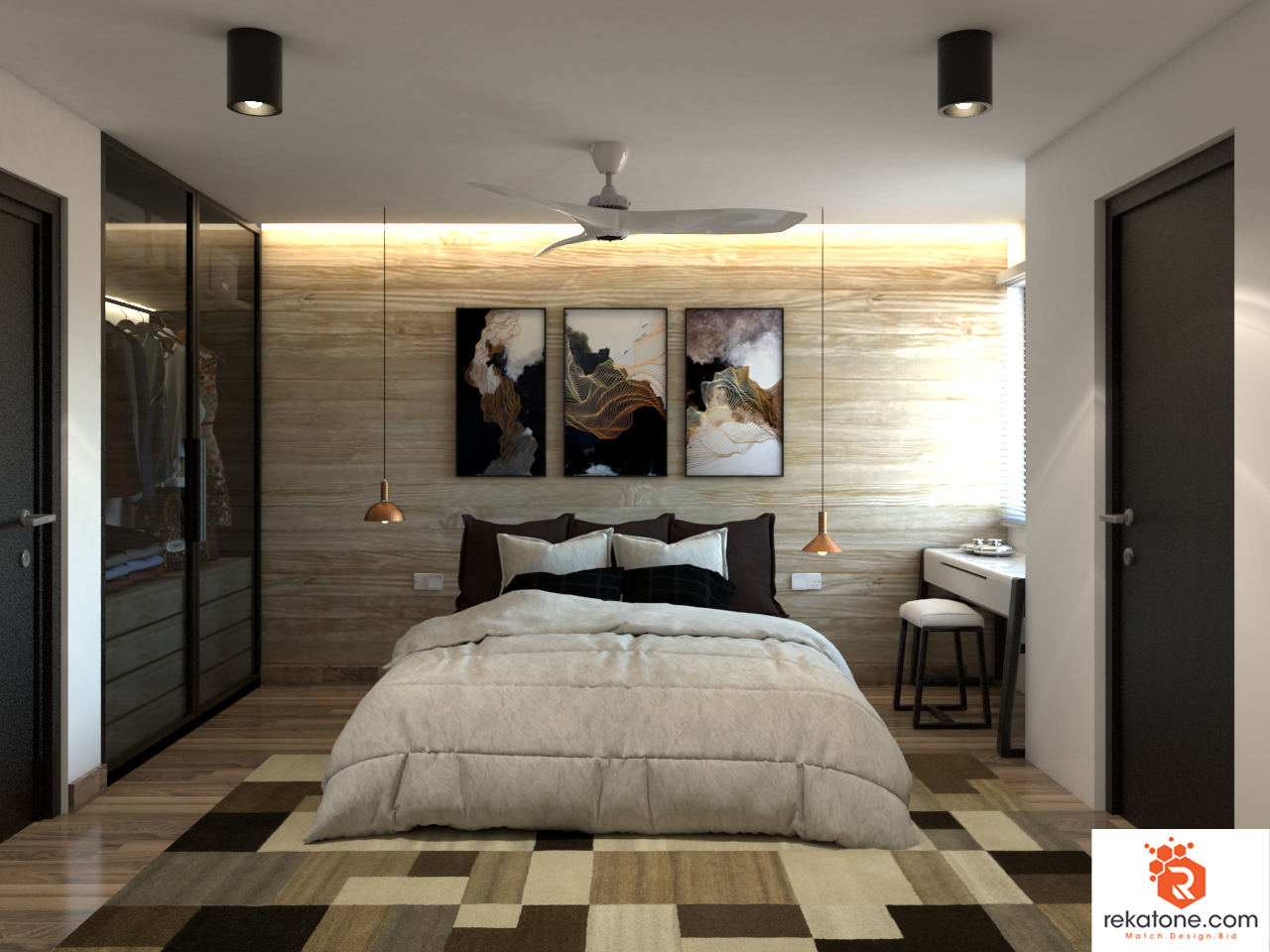 Guest Bedroom by https://www.rekatone.com/index