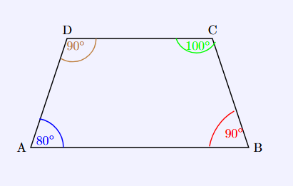 Quadrilateral angles example