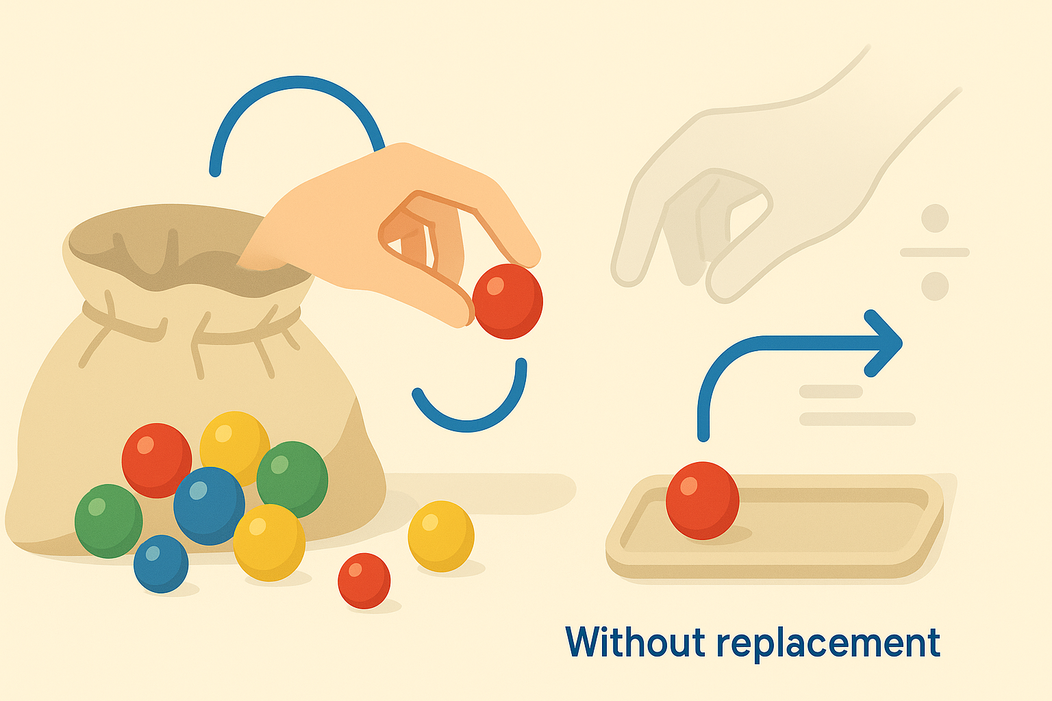 Marble Draw — With/Without Replacement