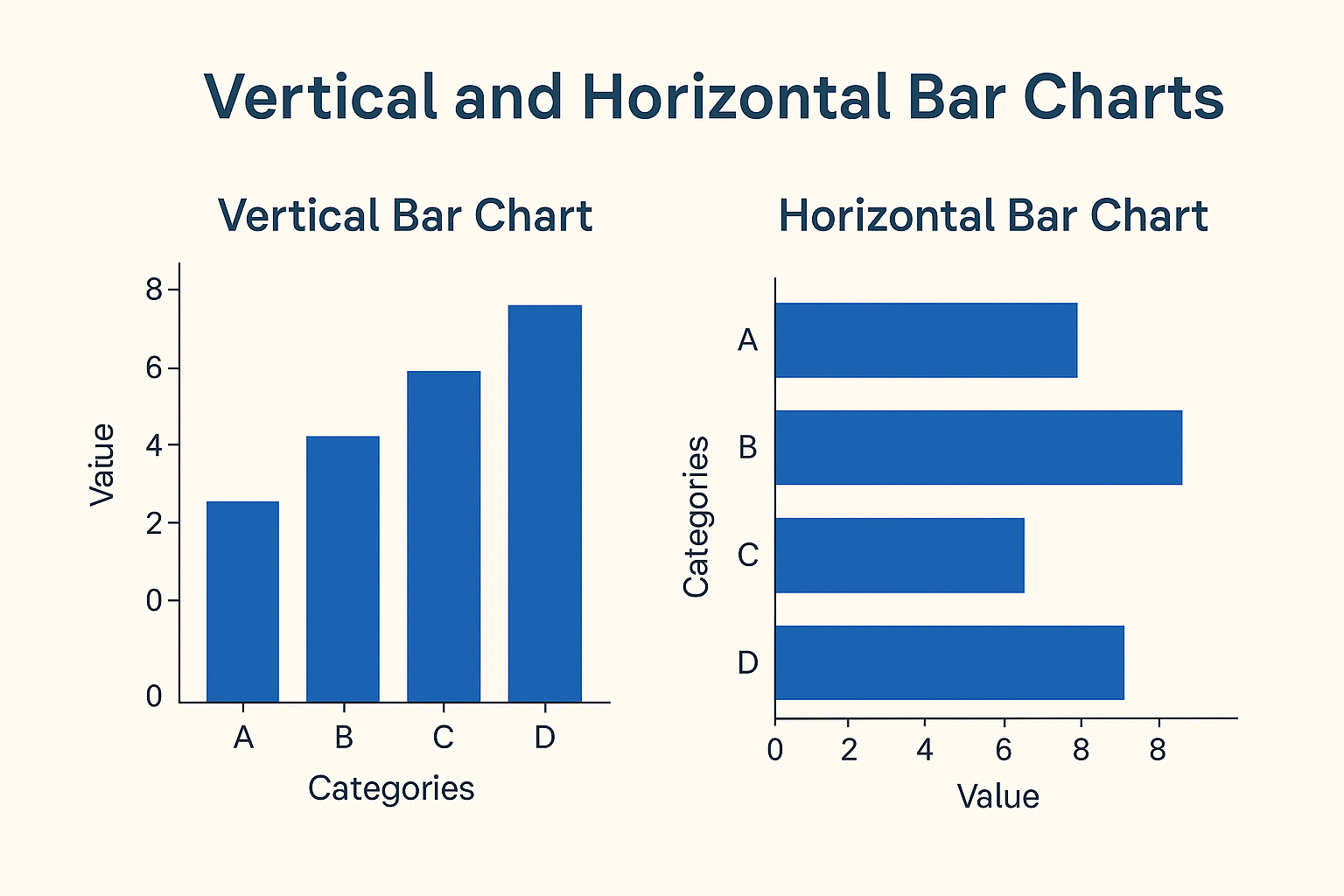 Vertical and Horizontal Bar Charts