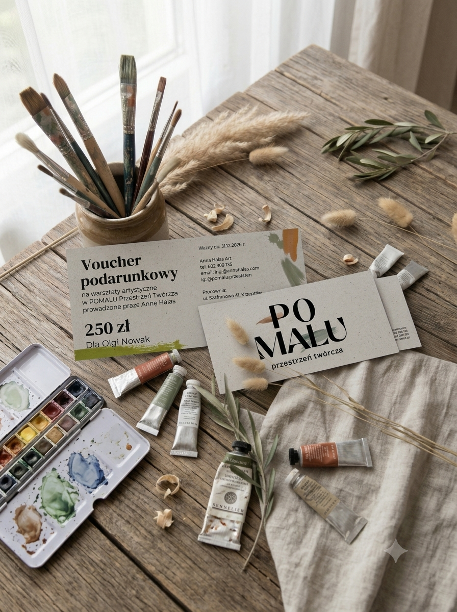 Voucher na warsztaty artystyczne w POMALU 200 zł