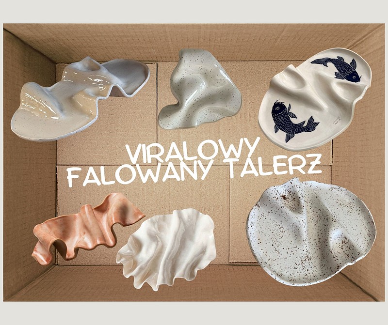 t.jpg — Ceramika. Ten viralowy falowany talerz, Poznań