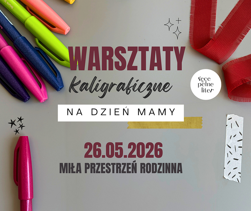 warsztaty na dzień mamy.png — Warsztaty kaligraficzne na Dzień Mamy, Poznań