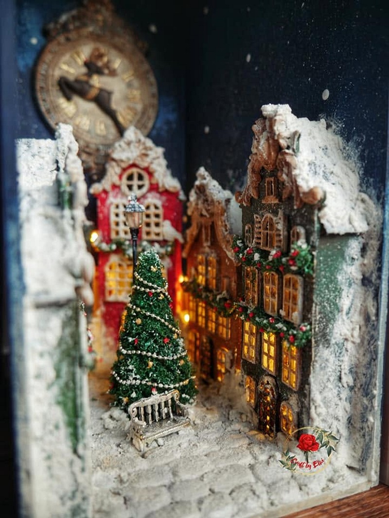 472947908_1216458637151906_3301108185944447399_n.jpg — Book nook alejka "Winter wonderland" - warsztaty tworzenia podpórki do książek, Szczecin