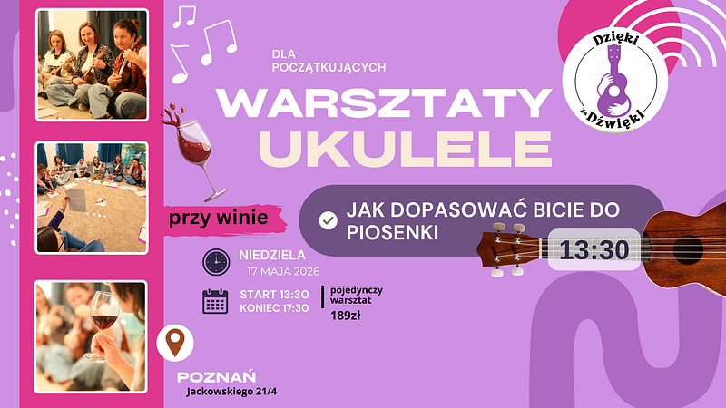 przy winie (8).png — Warsztaty Ukulele JAK DOPASOWAĆ BICIE DO PIOSENKI?, Poznań