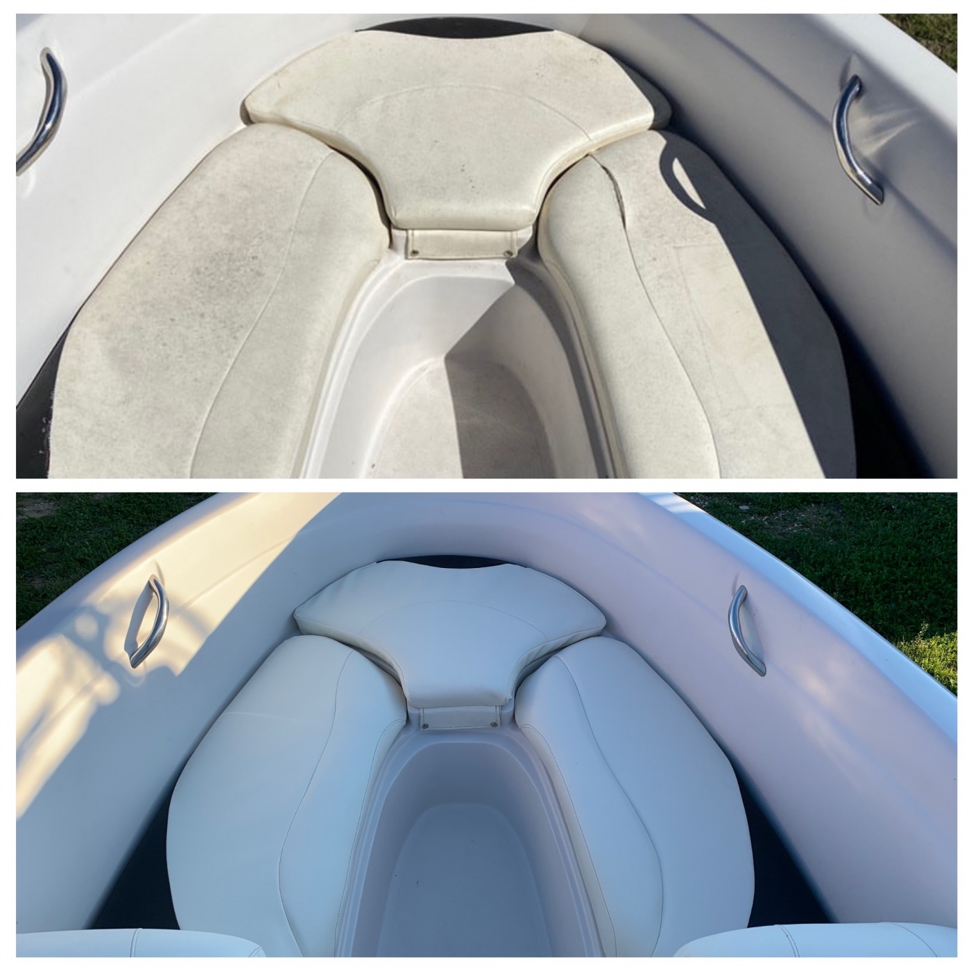 Full boat upholstery restoration