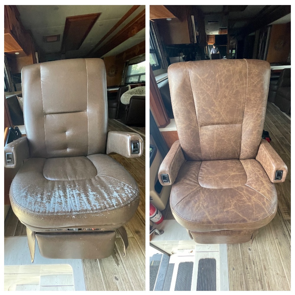 RV collage of repairs