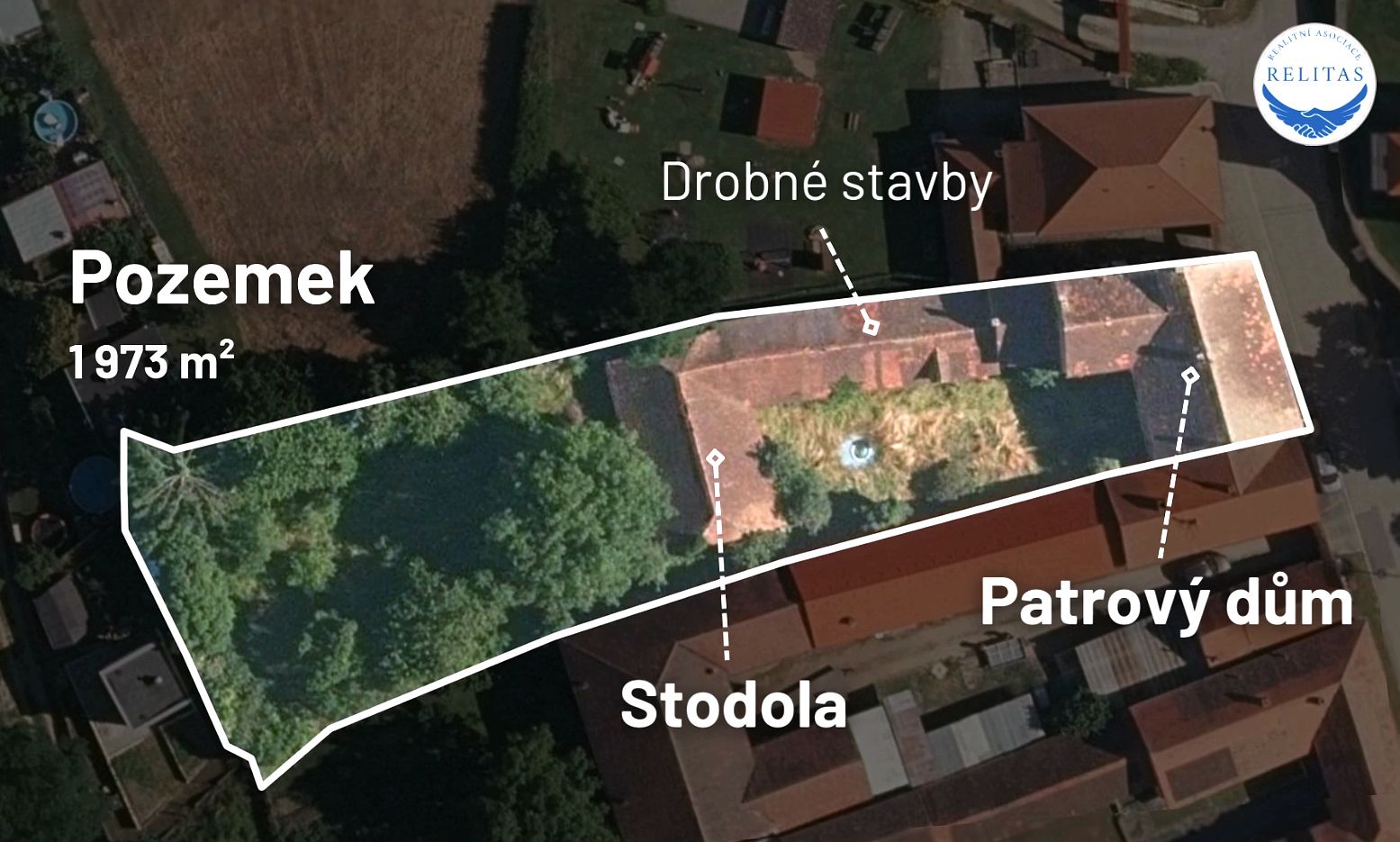 zemědělská usedlost 450 m²