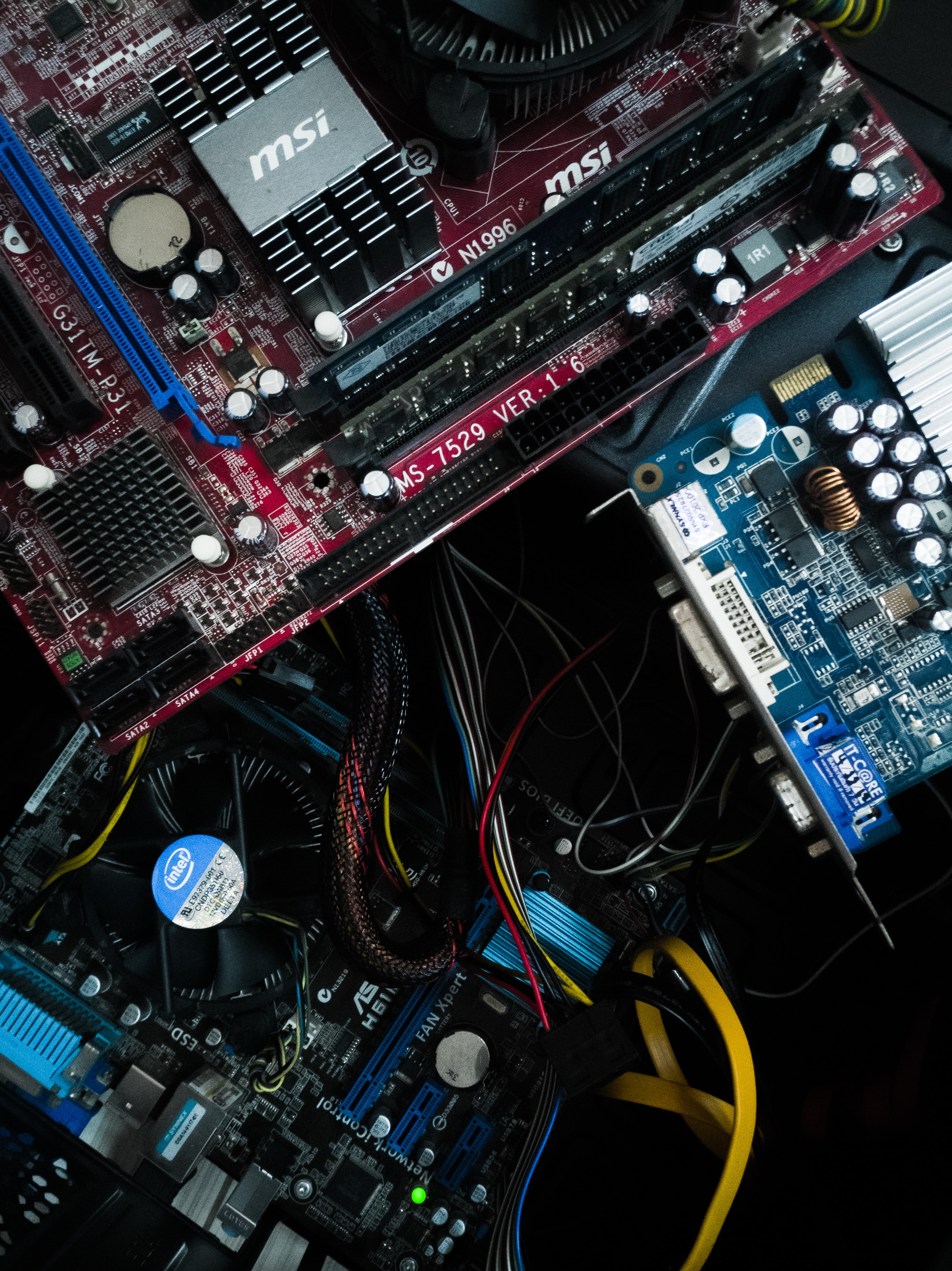 Circuit Board PCBs - Electronic waste recycling materials