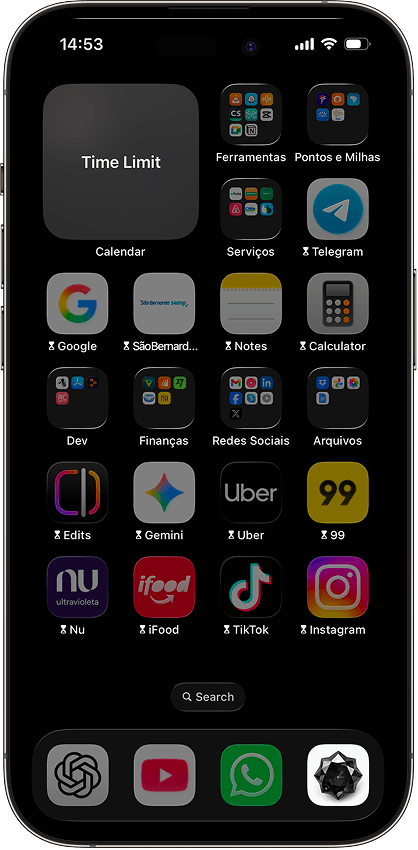 Apps bloqueados