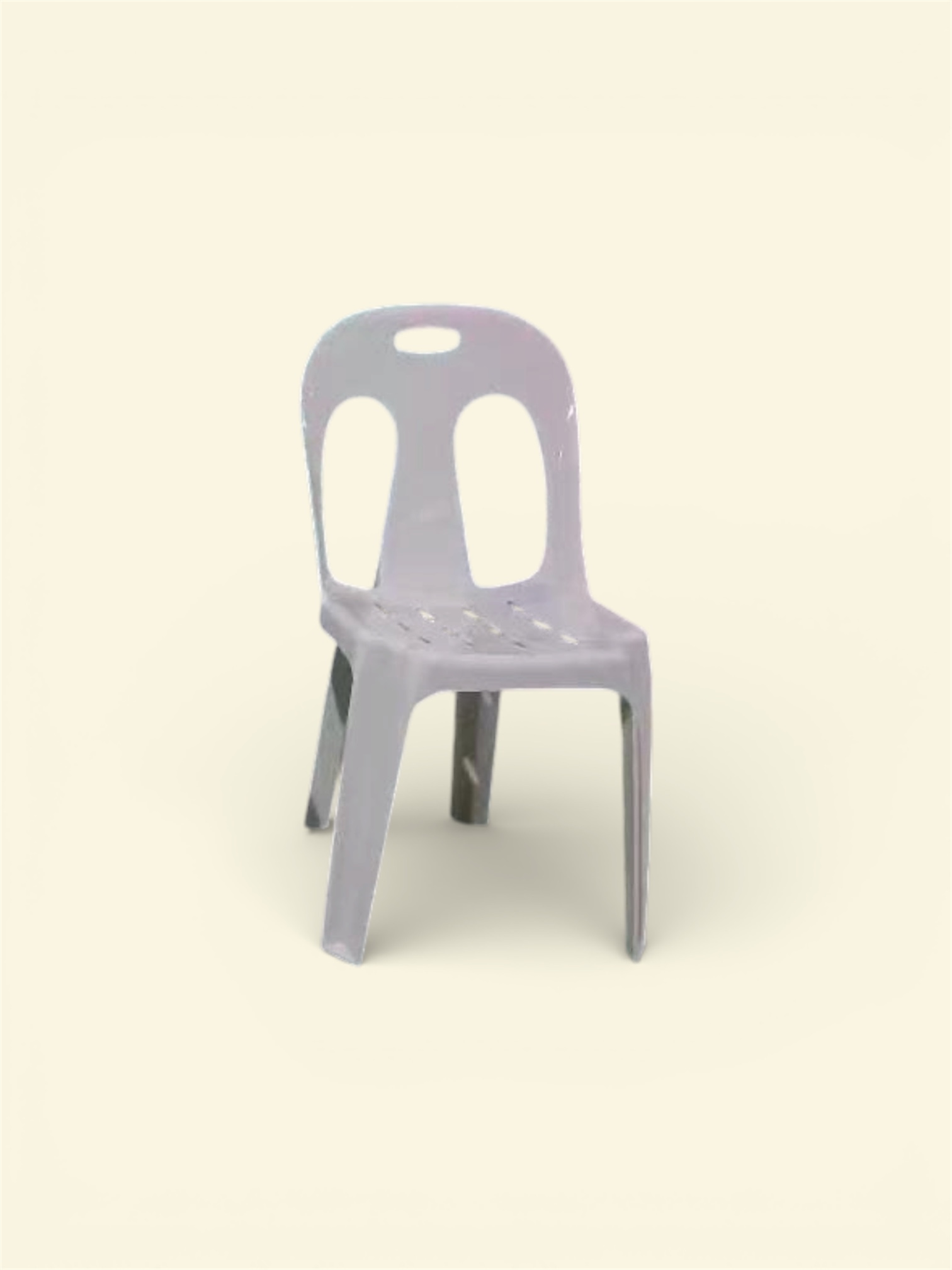 Armless Plastic Stackable Chair