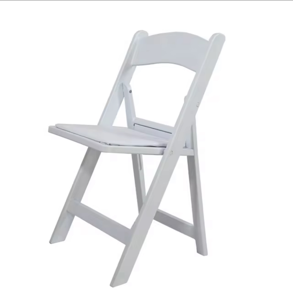White Gladiator Folding Chair