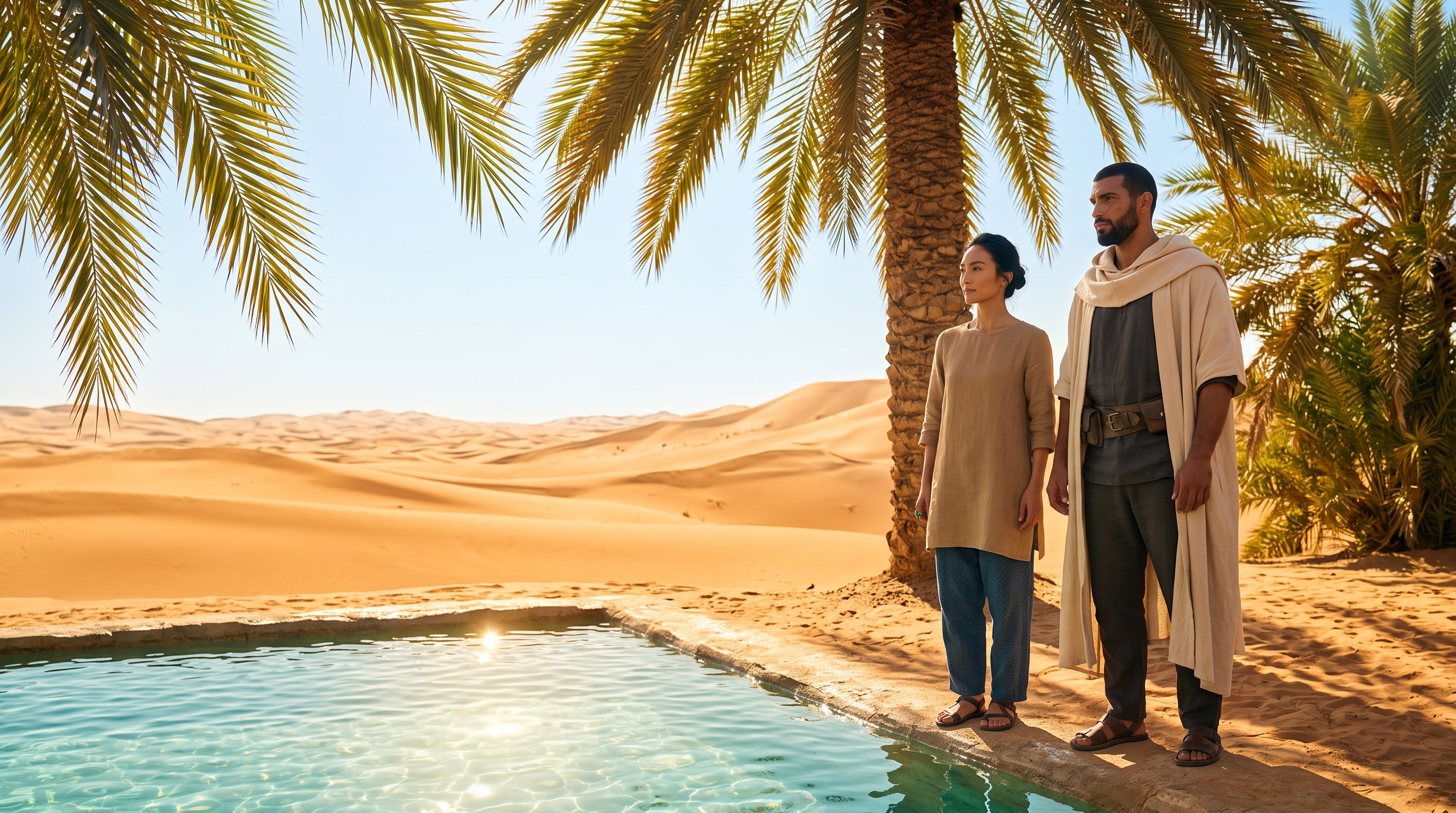 The Secrets of the Oasis — scene 1