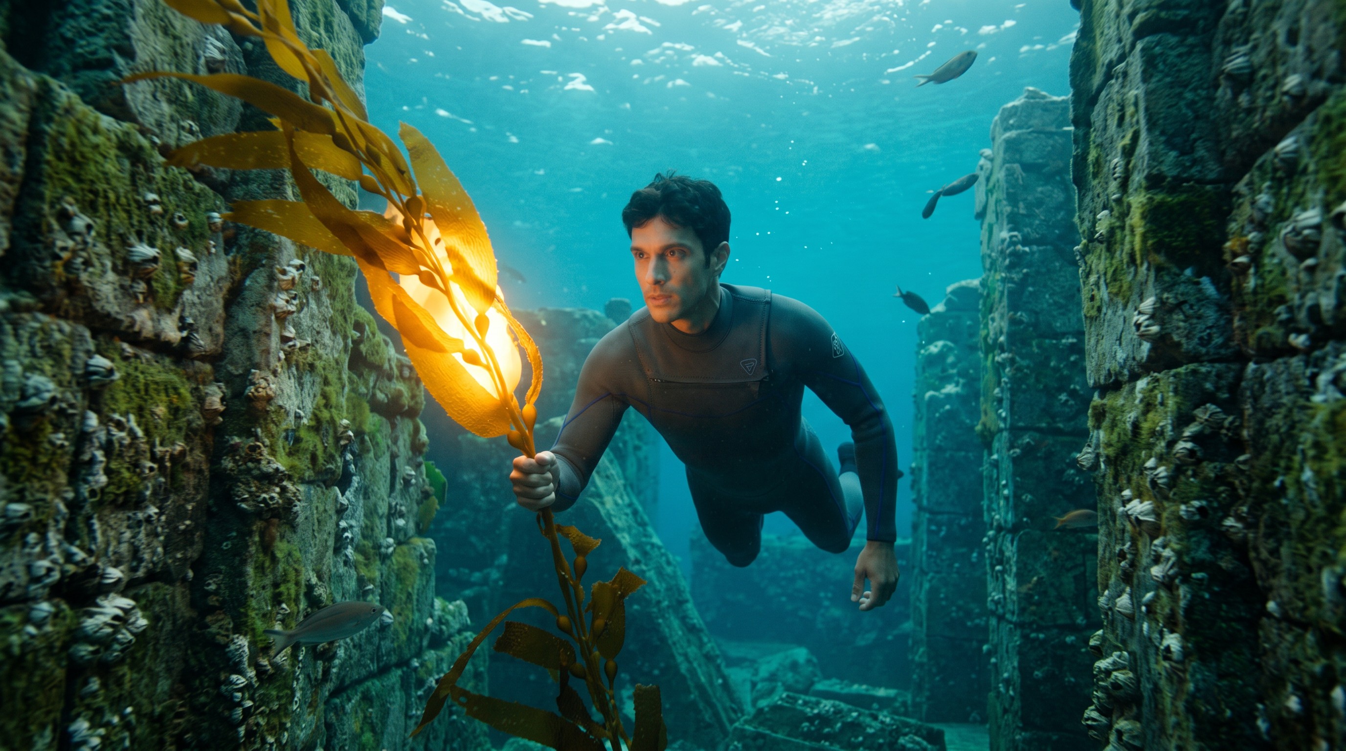 The Bronze Echo: Kano’s Deep Sea Discovery — scene 1