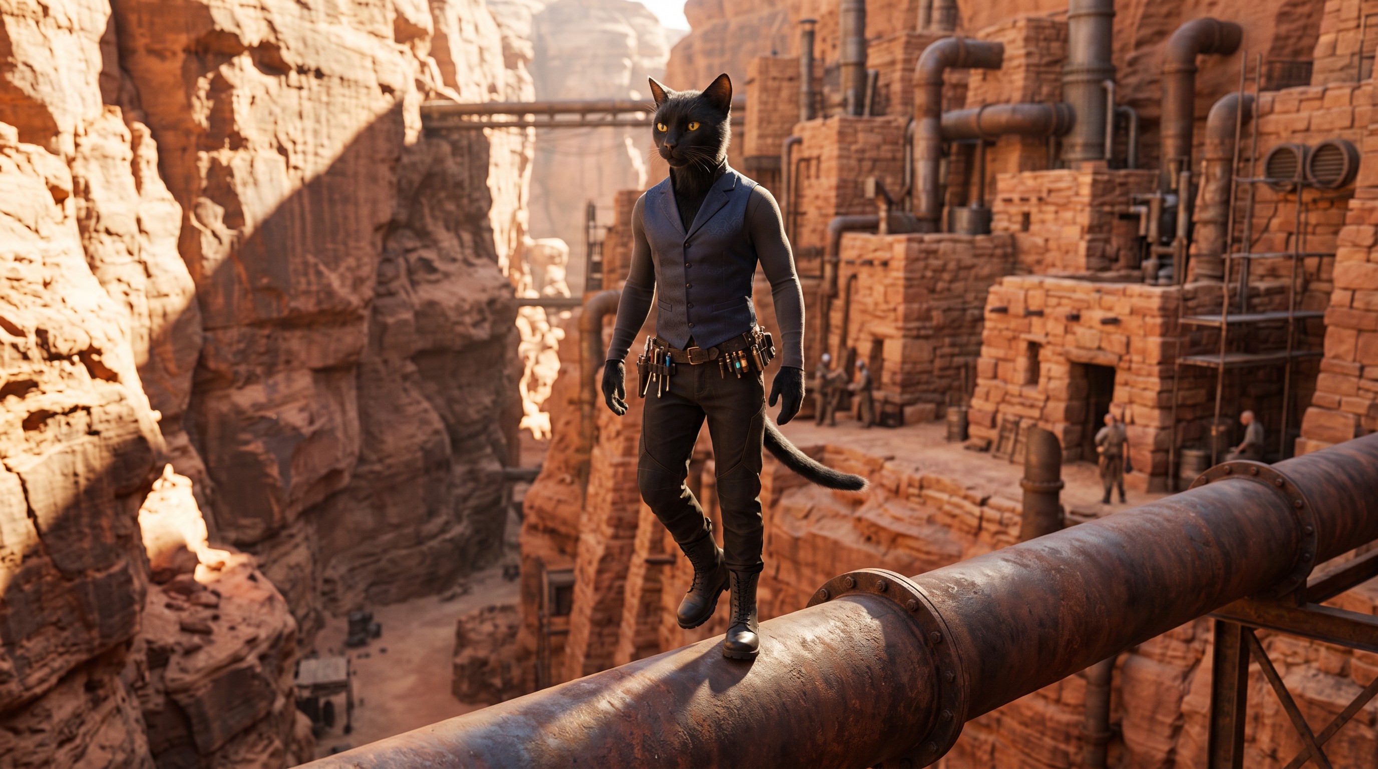 The Silent Scroll of the Red Canyon — scene 1