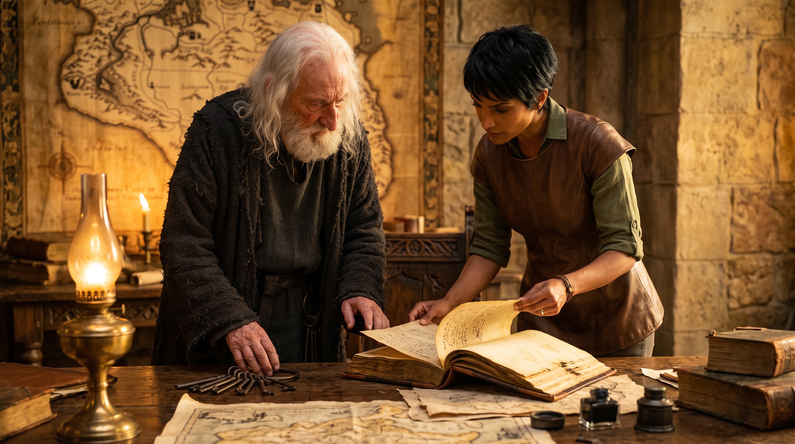 The Ledger of the Lakeside Trade — scene 3