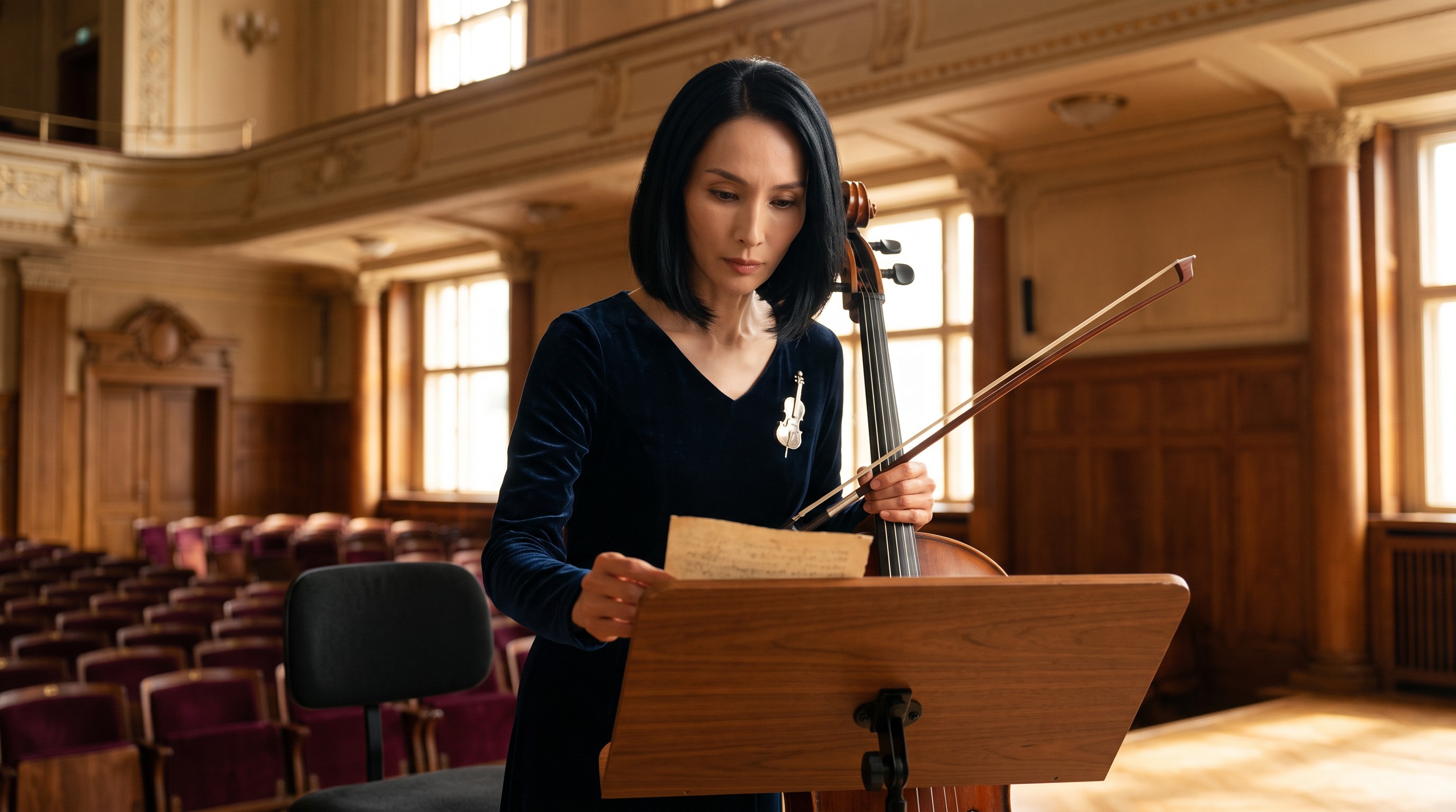 The Silent Sonata of the Ostinato Order — scene 7