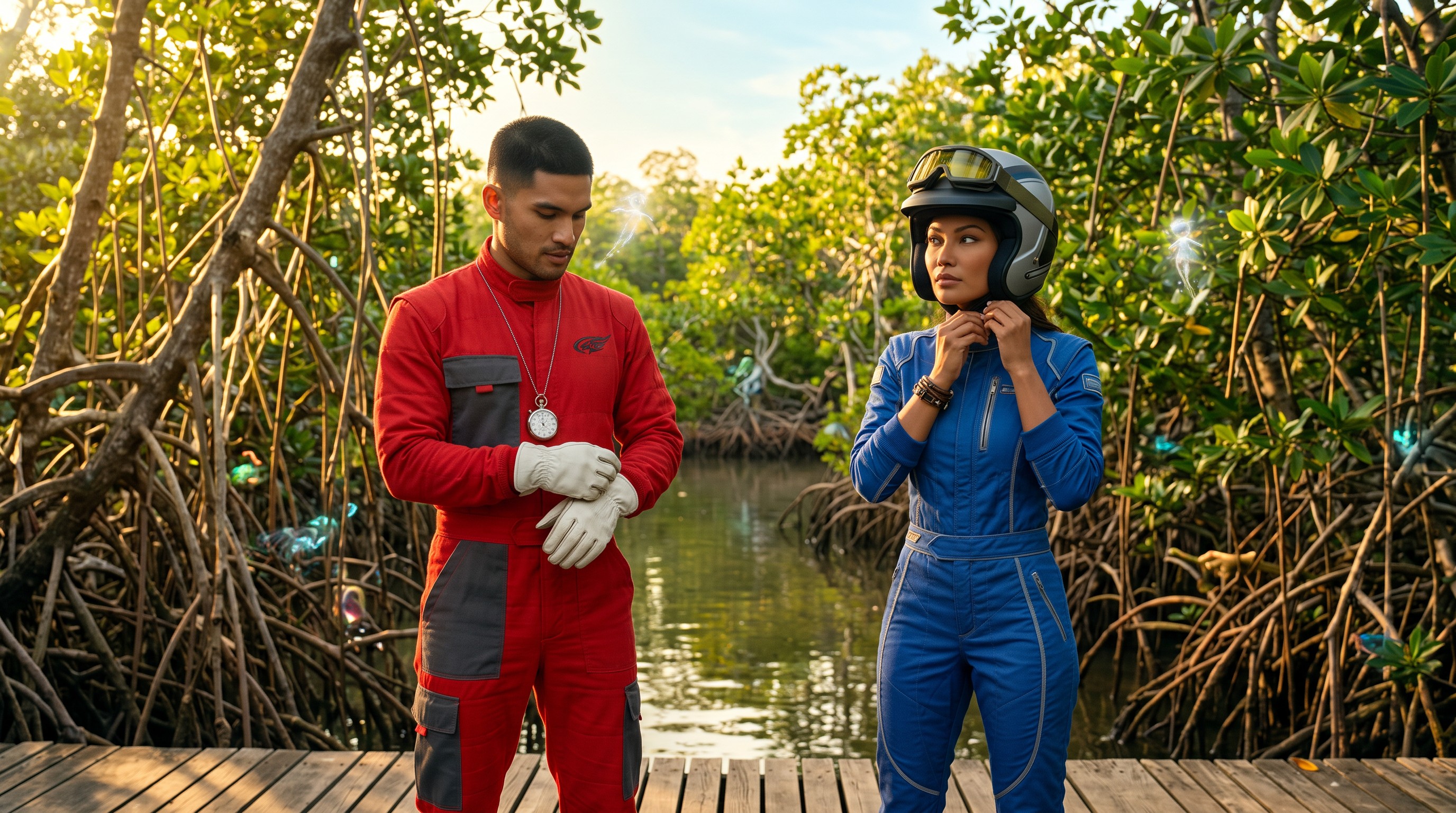 The Infinite Track of the Mangrove Maze — scene 1