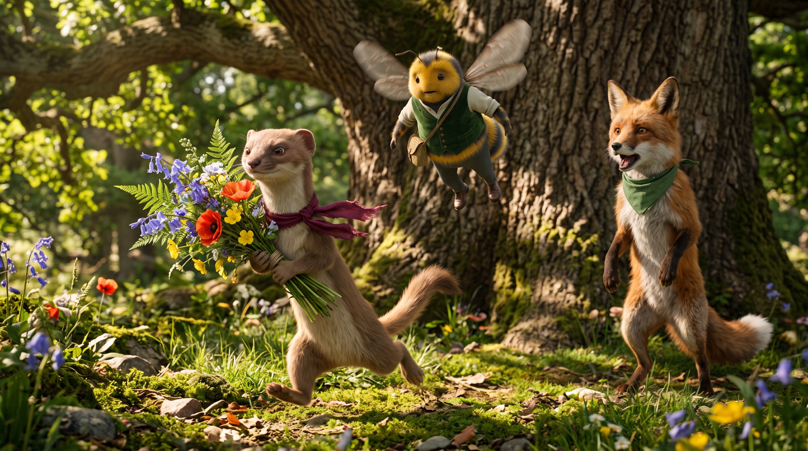 The Floral Heist at the Edge of the Woods — scene 2