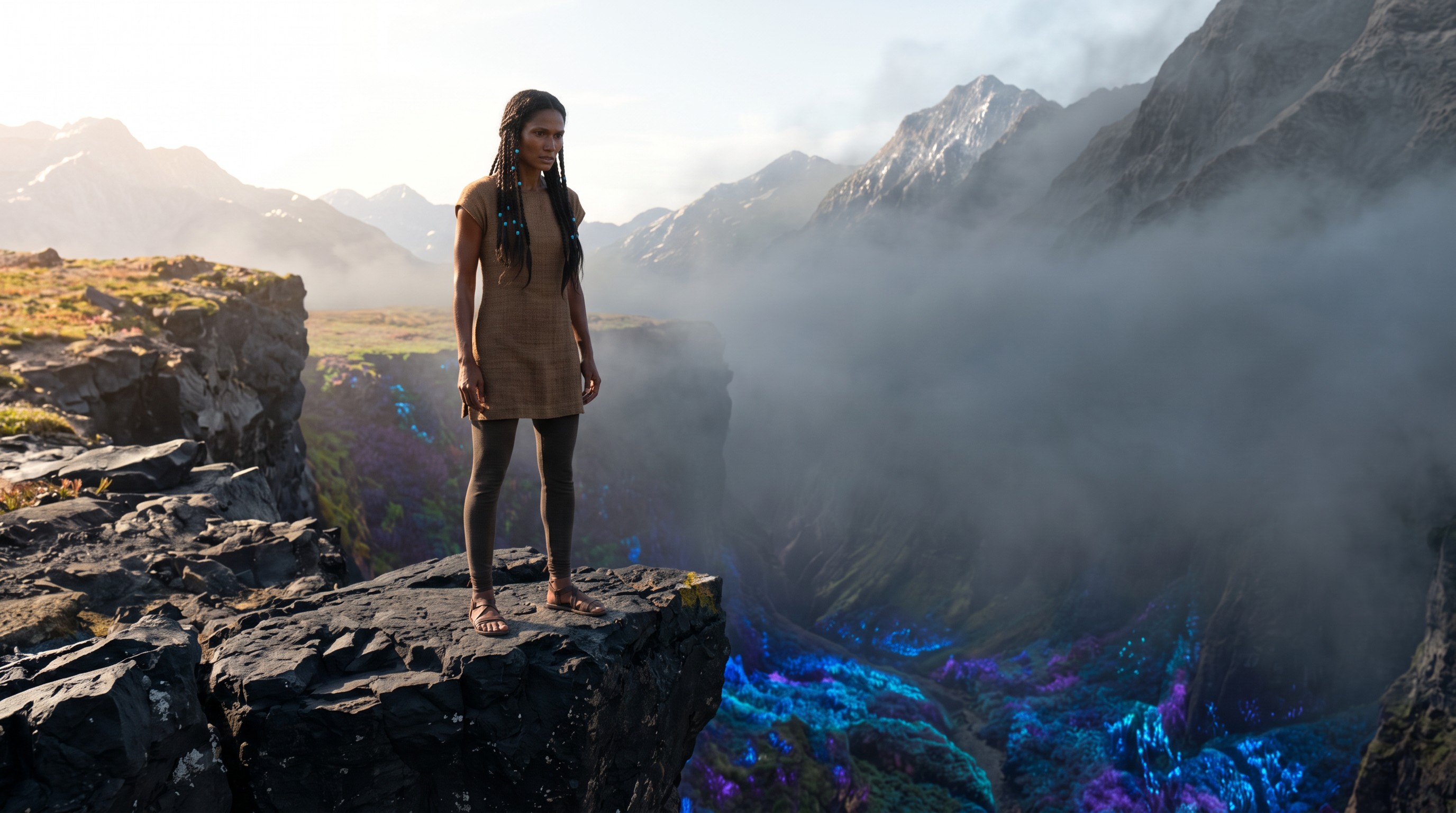 The Weaver of Luminescent Peaks — scene 1