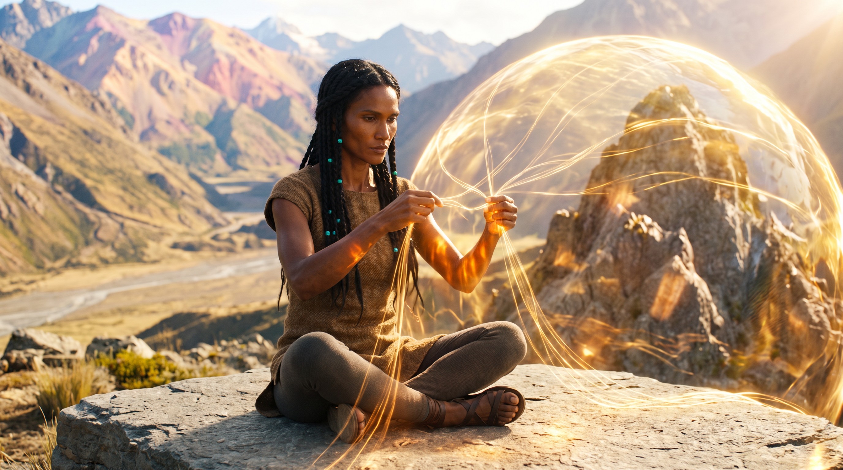 The Weaver of Luminescent Peaks — scene 2