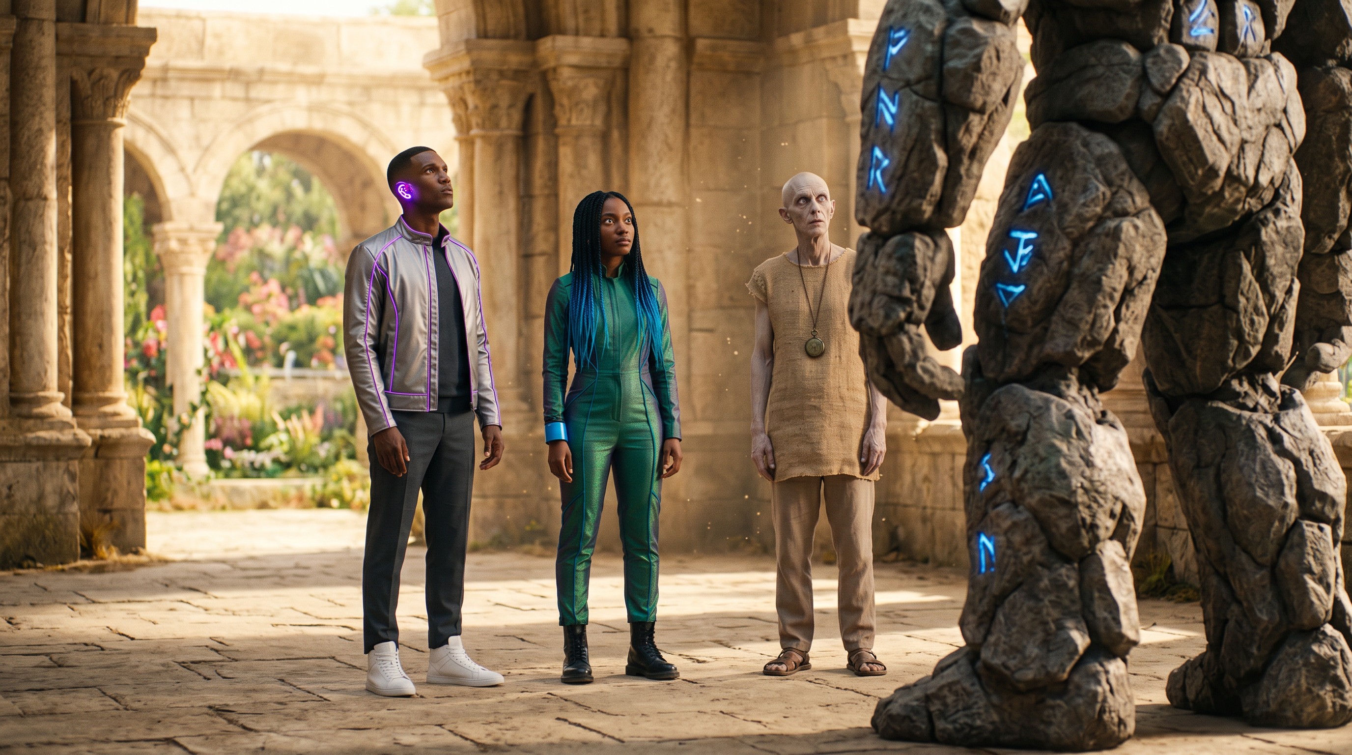 Neon Rifts and Stone Guardians — scene 6