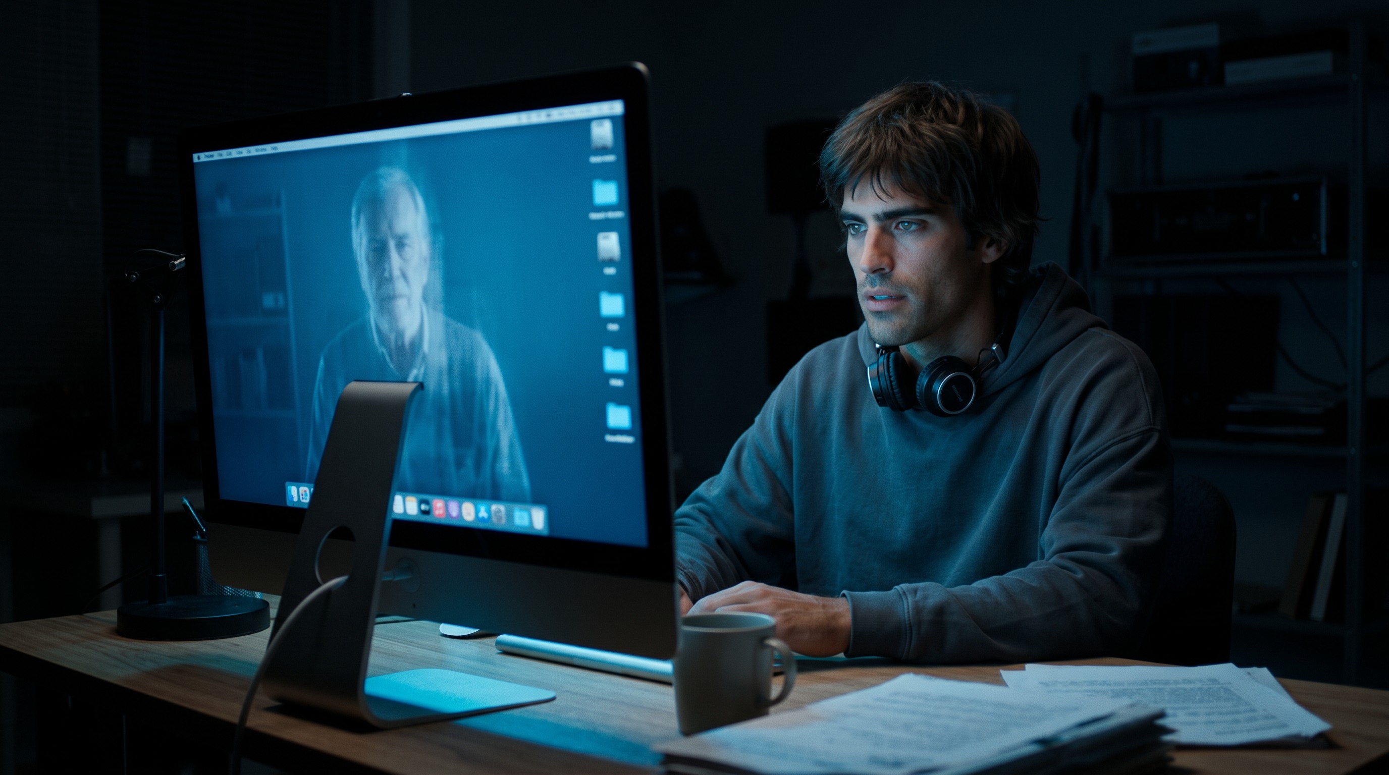 The Glitch in the Code: A Digital Legacy — scene 1