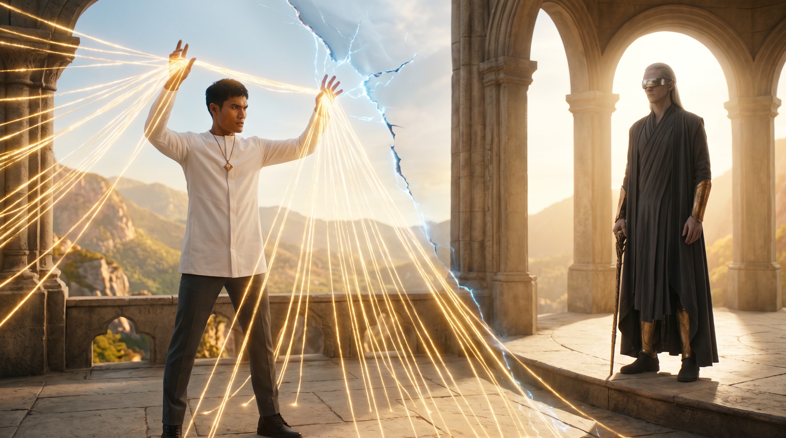 The Weaver of Celestial Light — scene 4