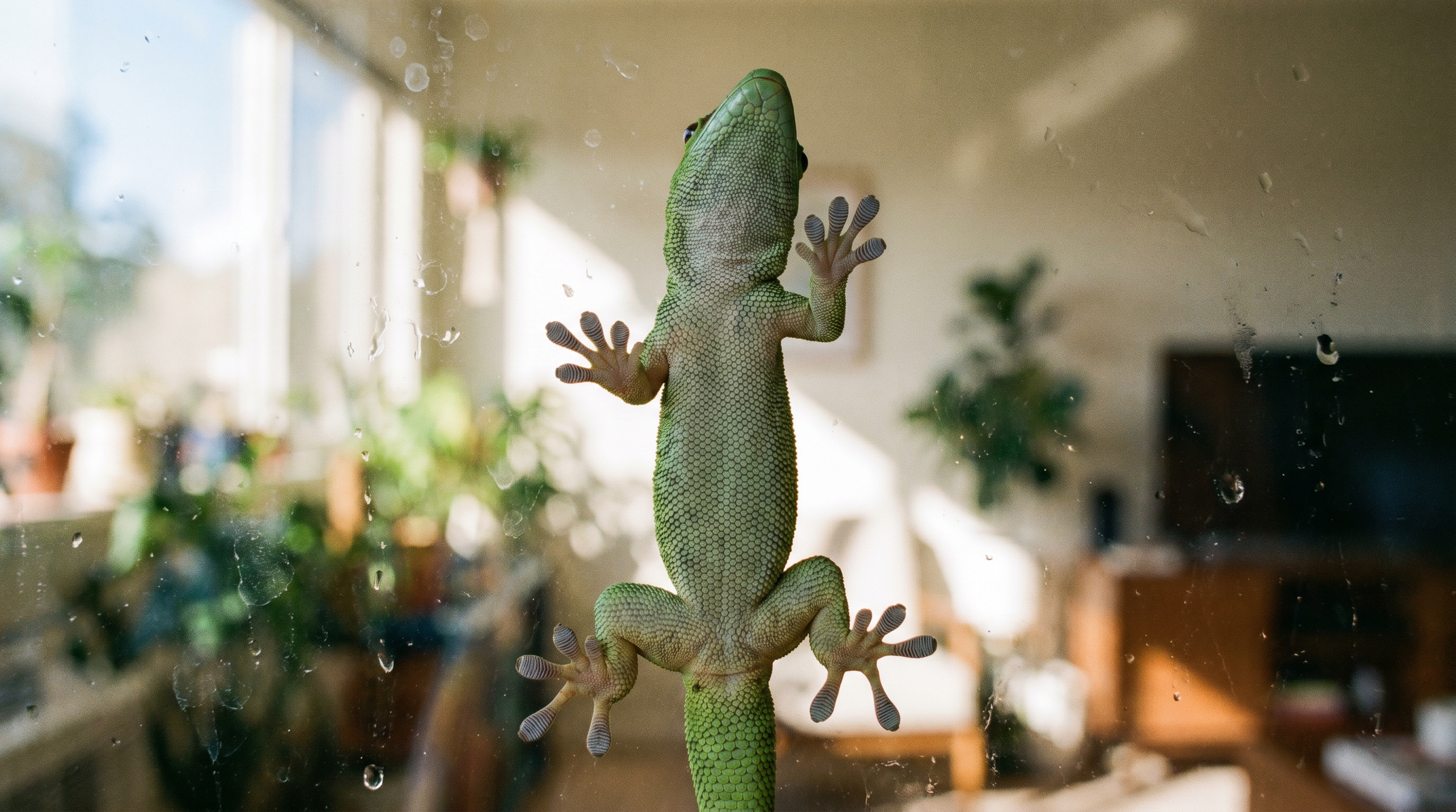 The Gecko's Secret: Walking on Ceilings — scene 1