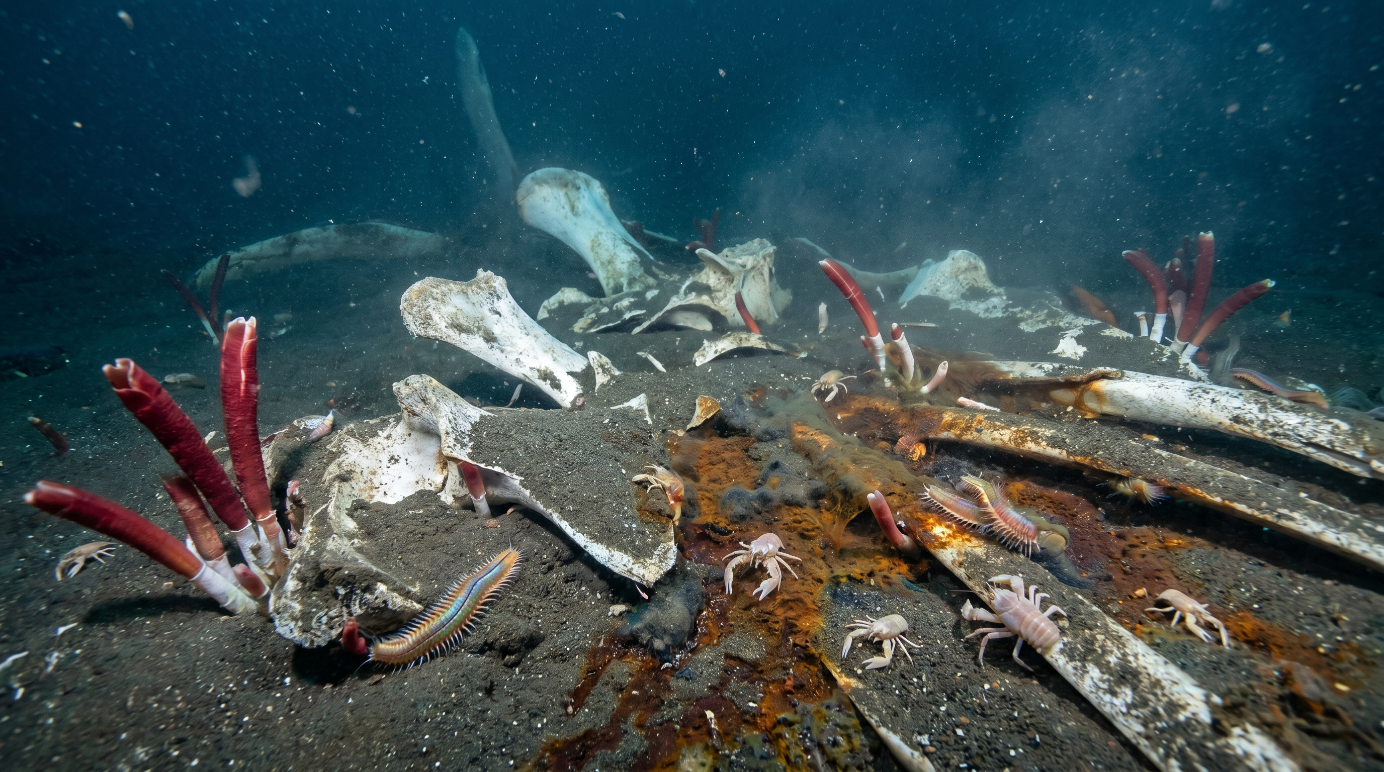 The Deep-Sea Banquet: How Whale Falls Feed the Abyss — scene 3