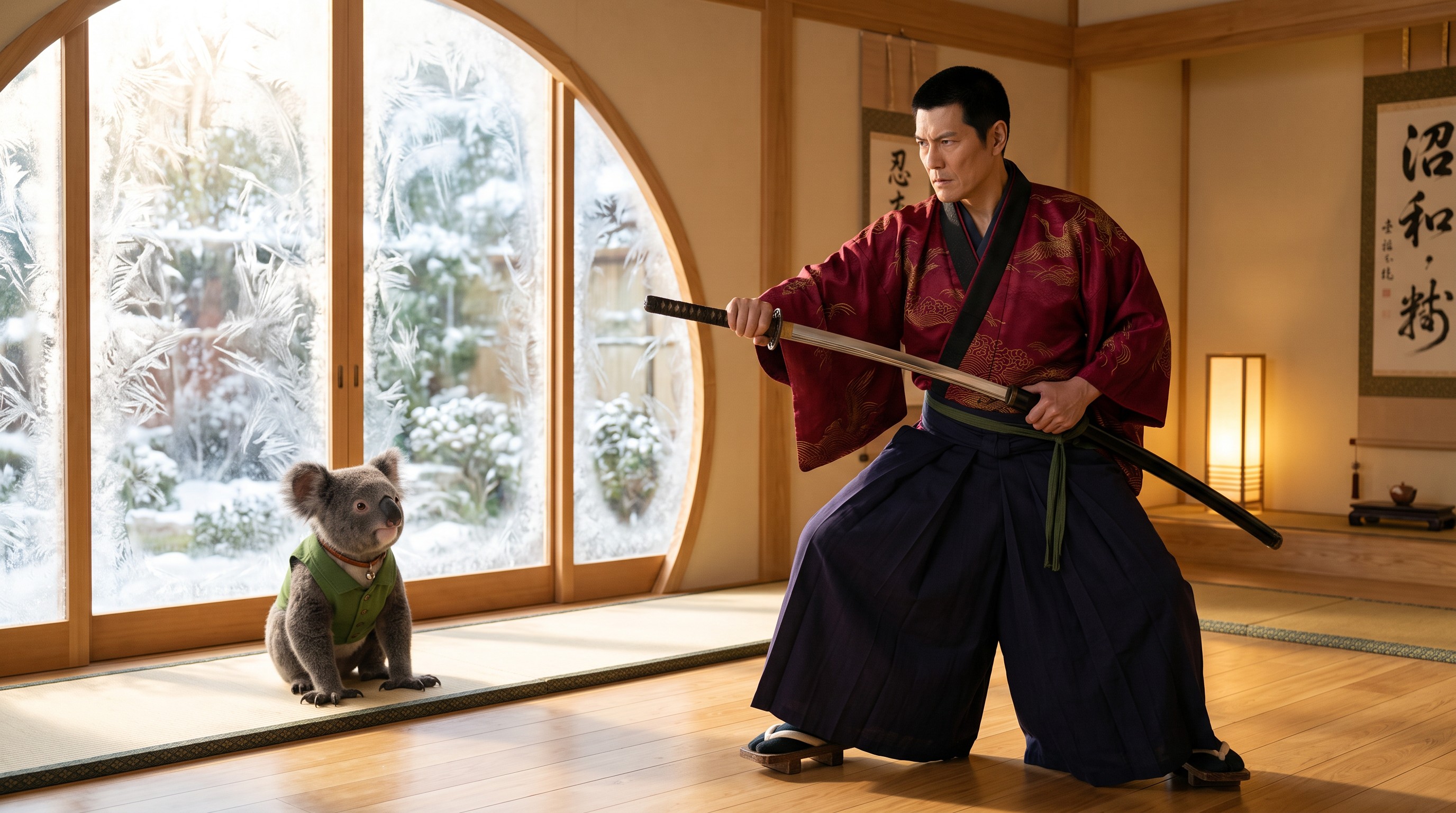 The Samurai of the Glacial Canopy — scene 2